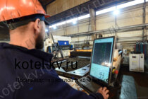 Отопительный котел КВД 0.4 на дровах изготовление